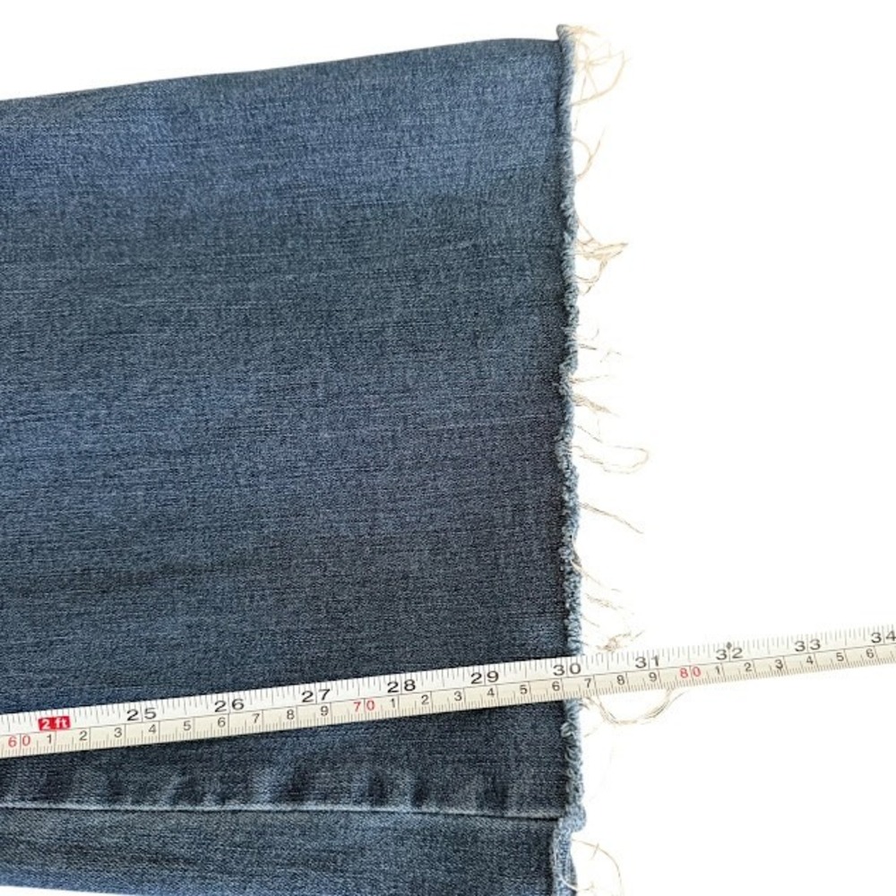 Judy Blue Mid Wash Flare Raw Hem Stretch Jeans Womens Plus 18W JB88611 - Picture 5 of 5